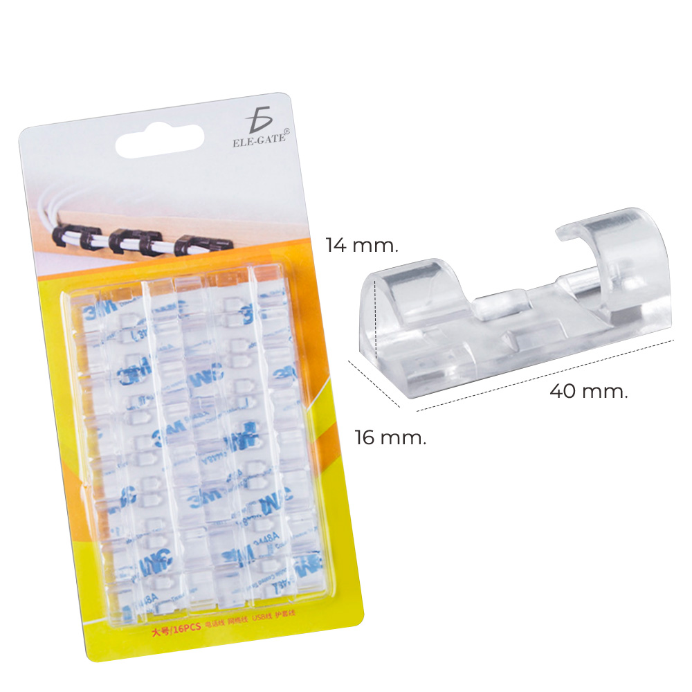 Ganchos De Cable Hebillas Para Red Y Optical 16 PZS