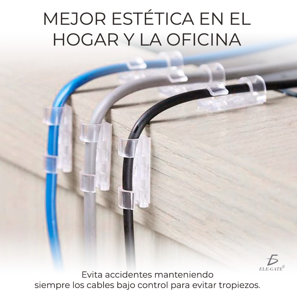 Ganchos De Cable Hebillas Para Red Y Optical 20 Piezas