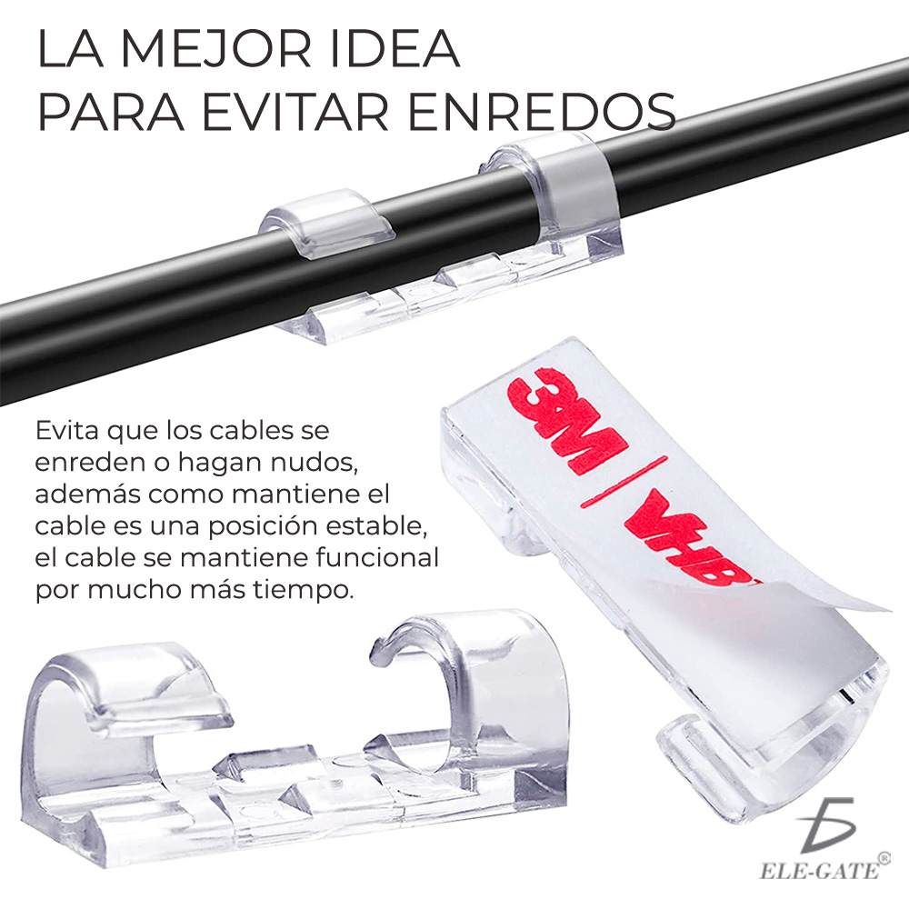 Ganchos De Cable Hebillas Para Red Y Optical 20 Piezas 