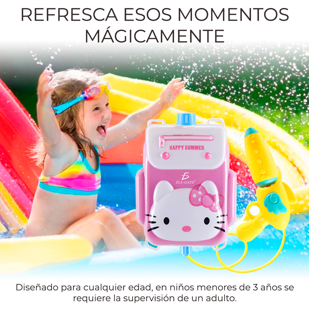 Pistola Con Tanque De Agua Mochila Para Niños Cato