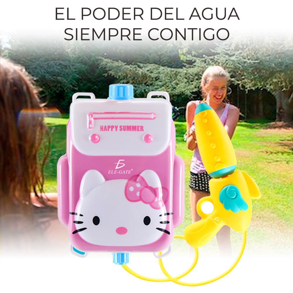 Pistola Con Tanque De Agua Mochila Para Niños Cato