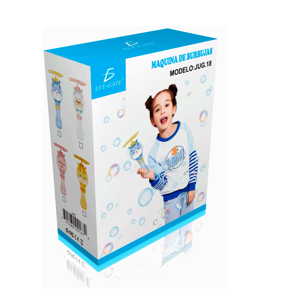 Máquina de Burbujas con Elises