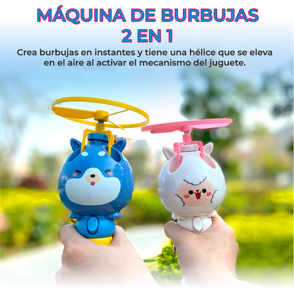 Máquina de Burbujas con Elises