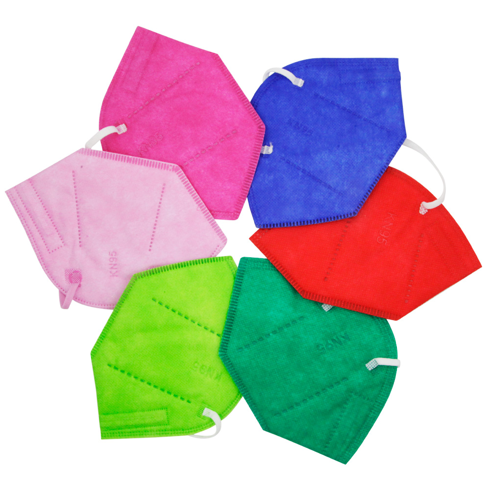 Cubrebocas Kn95 Multicolor Paquete Individual
