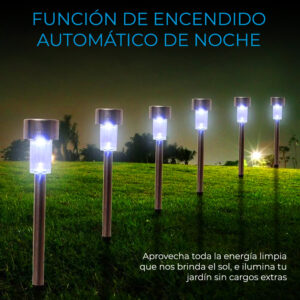 Solar Led Césped Luces Decoración Del Jardín T
