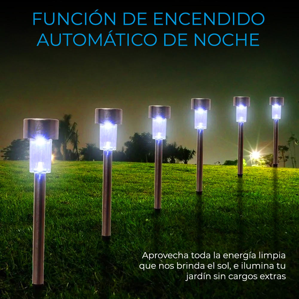 Solar Led Césped Luces Decoración Del Jardín T
