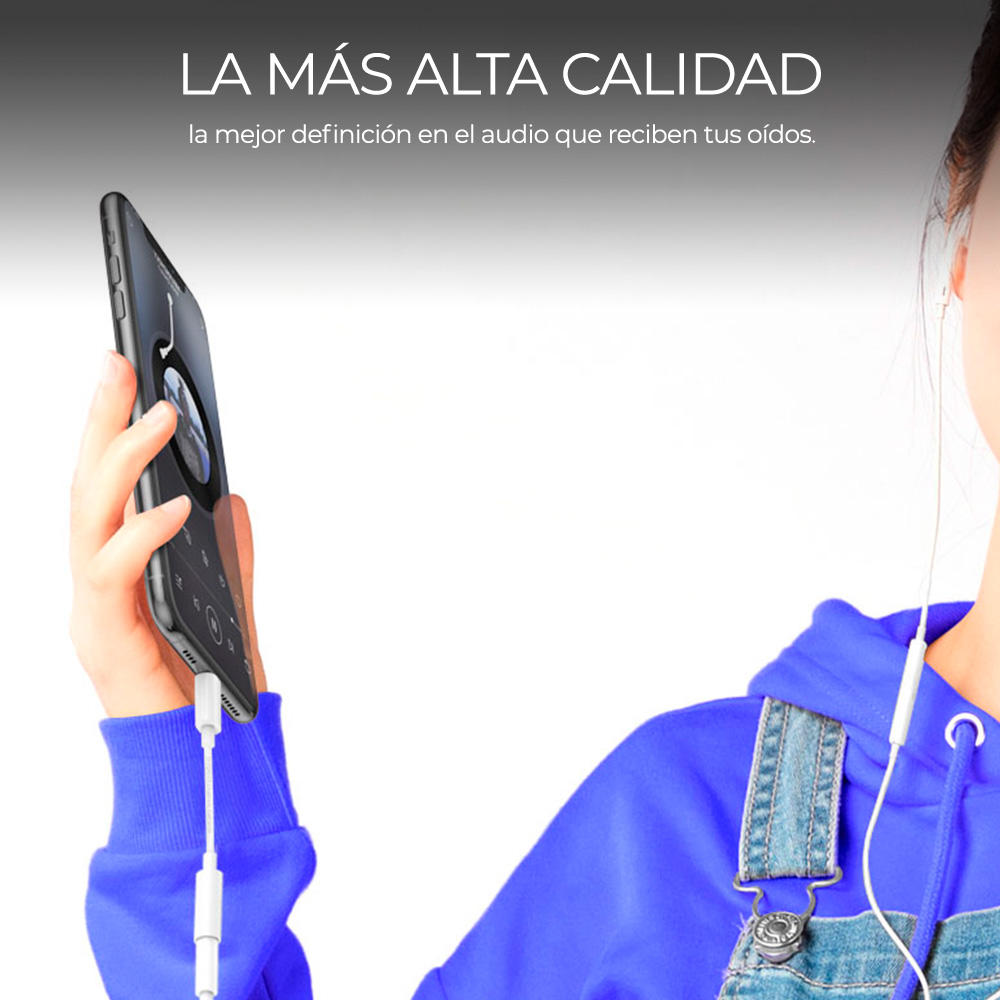 Adaptador De Auriculares TYPE-C Tipo C A 3.5 Mm