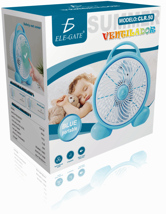 Ventilador de Escritorio con forma de Pitufo - Image 5