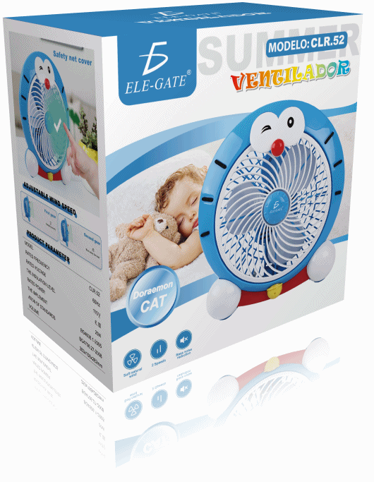 Ventilador de Escritorio con forma de Doraemon - Image 6