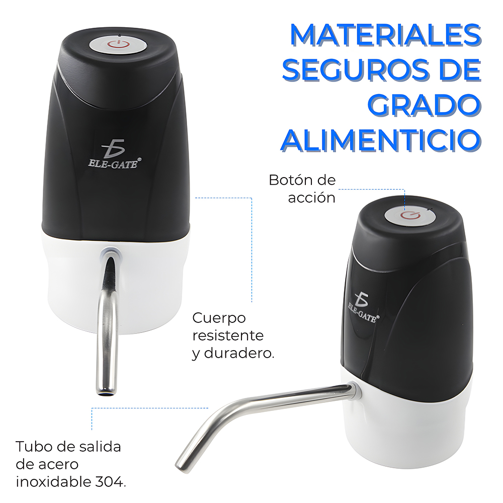 Dispensador Bomba De Agua Recargable Eléctrico - Image 2