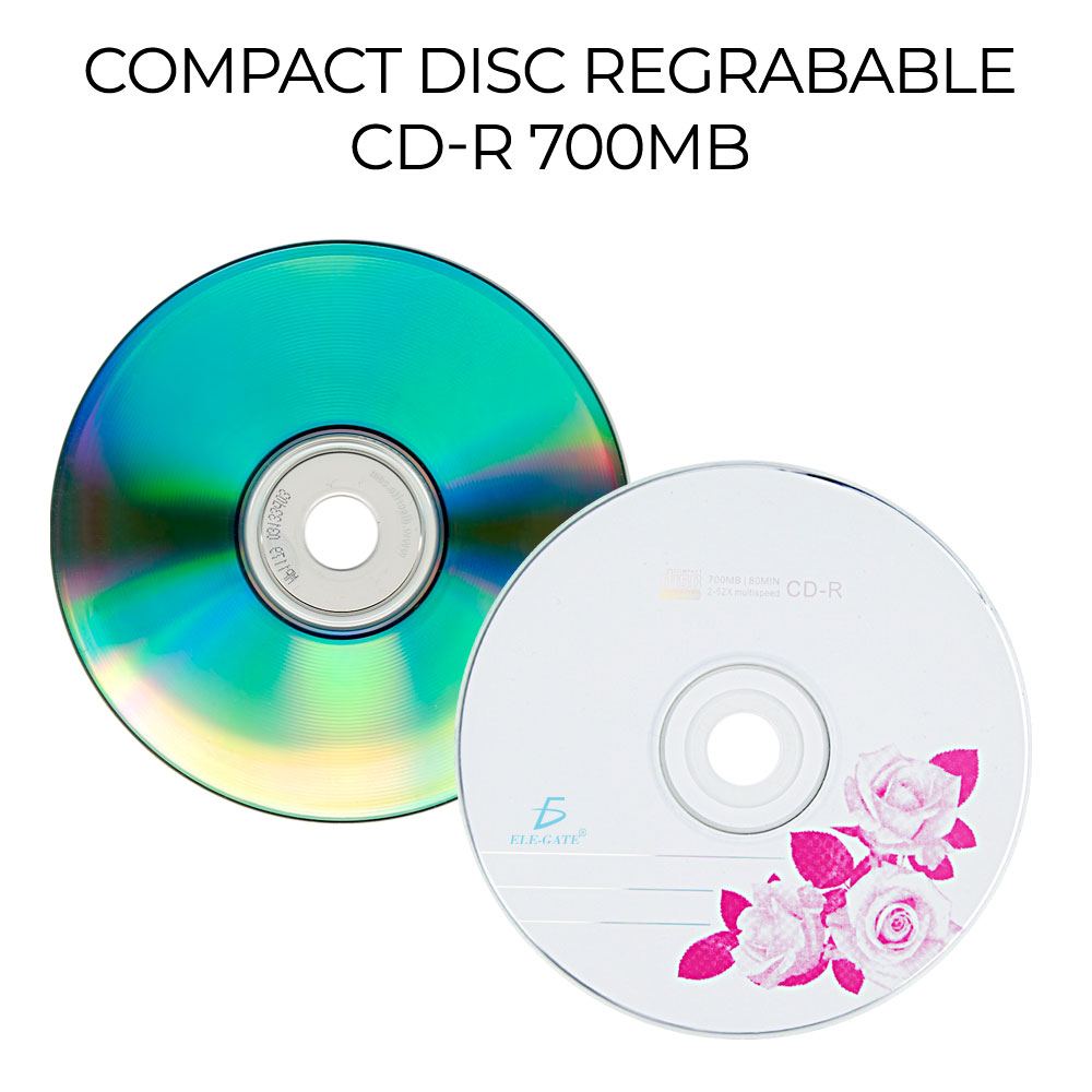 CD-R ELE-GATE 2-52x 80min 700MB Matrix Con 50 Discos - Image 4