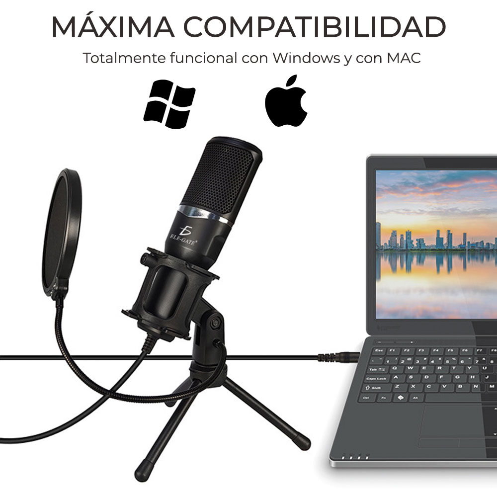 Microfono De Estudio Actuación En Vivo