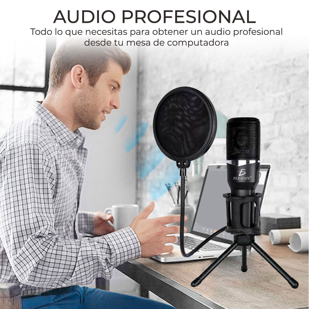 Microfono De Estudio Actuación En Vivo