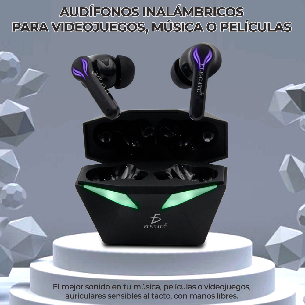 Auriculares Extraterrestre Gamer Inalámbricos Bluetooth 5.1