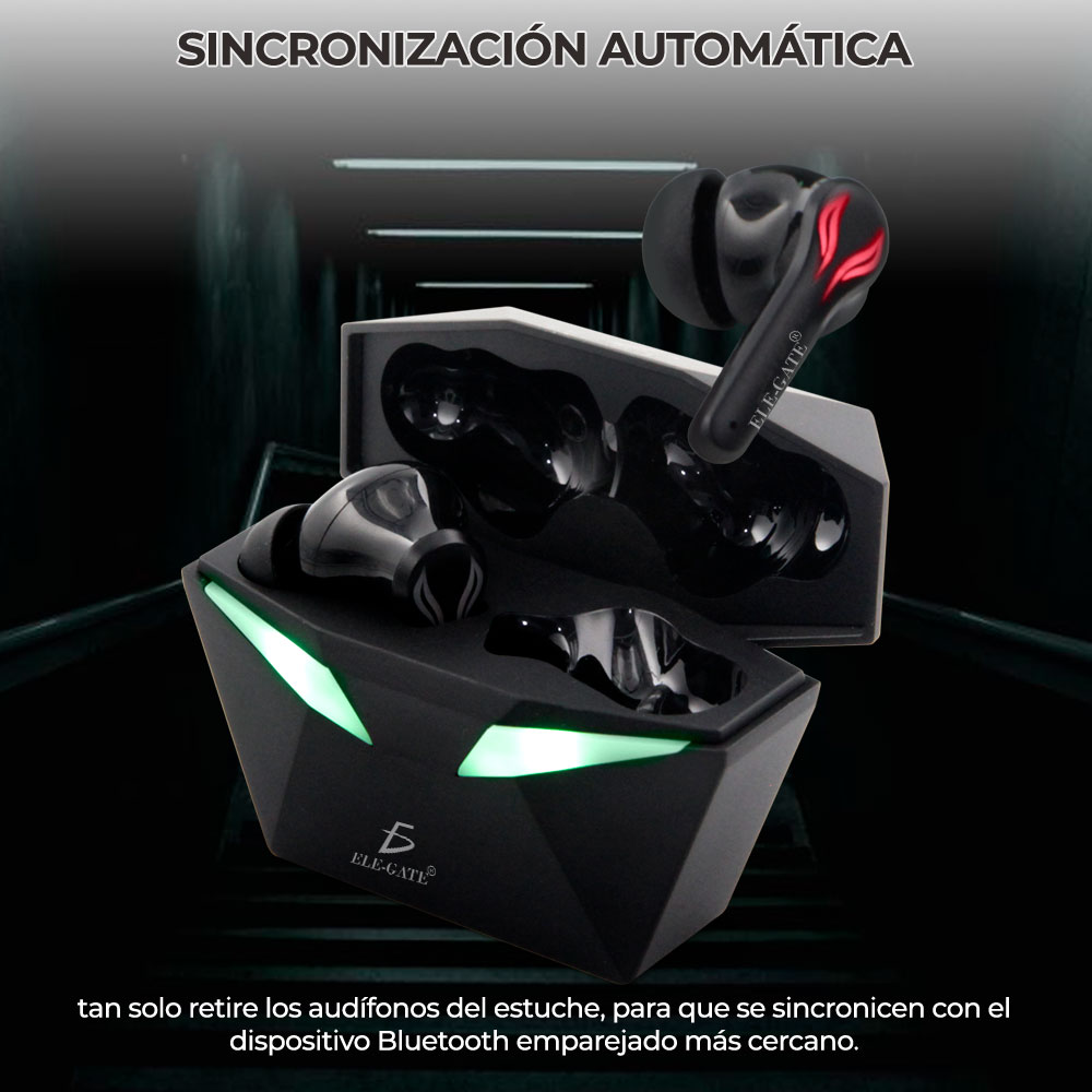 Auriculares Extraterrestre Gamer Inalámbricos Bluetooth 5.1
