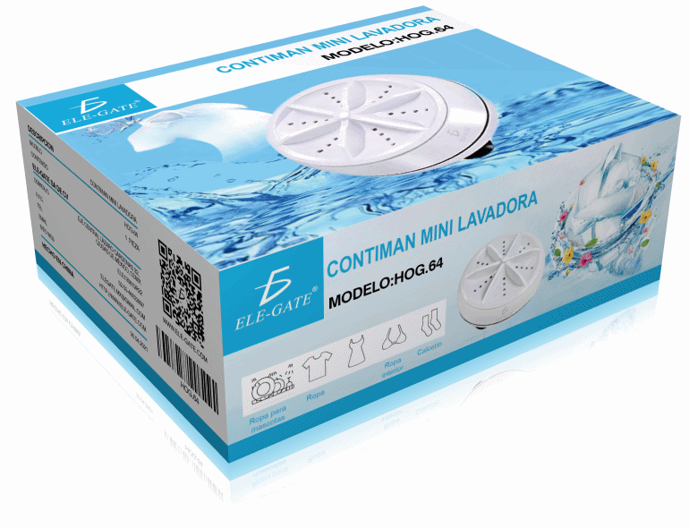 Mini Lavadora Portátil Ultrasónica Turbo - Image 6