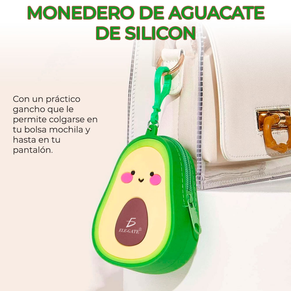 Monedero De Aguacate Con Silicon
