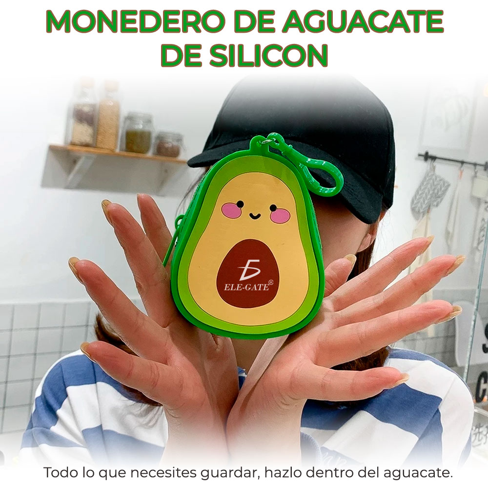 Monedero De Aguacate Con Silicon