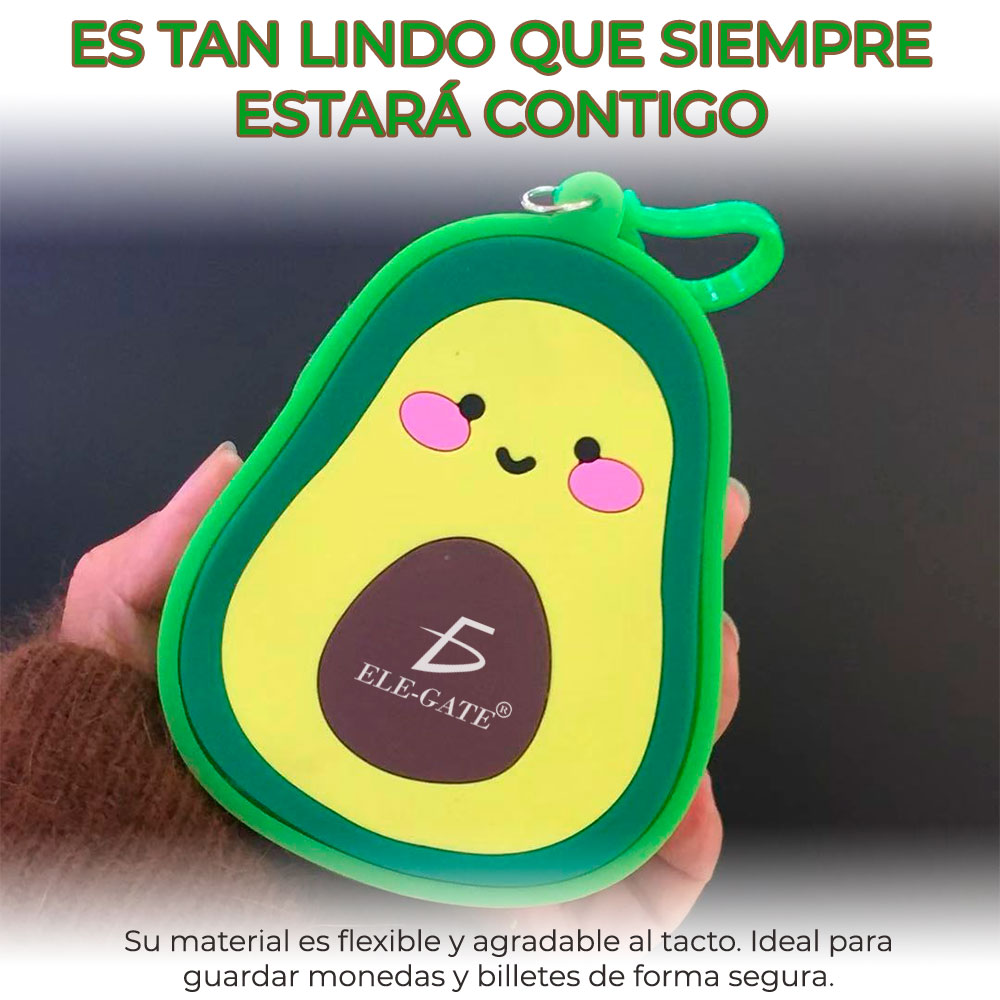 Monedero De Aguacate Con Silicon