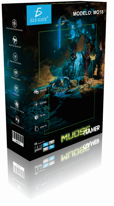 Mouse Gamer RGB LED De 7 Botones Optico 3200DPI - Image 6