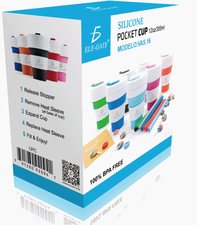 Vaso De Silicona Retráctil Reutilizable - Image 5