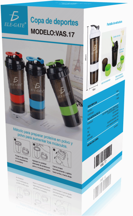 Mezclador De Proteínas / Vaso Deportivo / Shaker De Gimnasio - Image 6