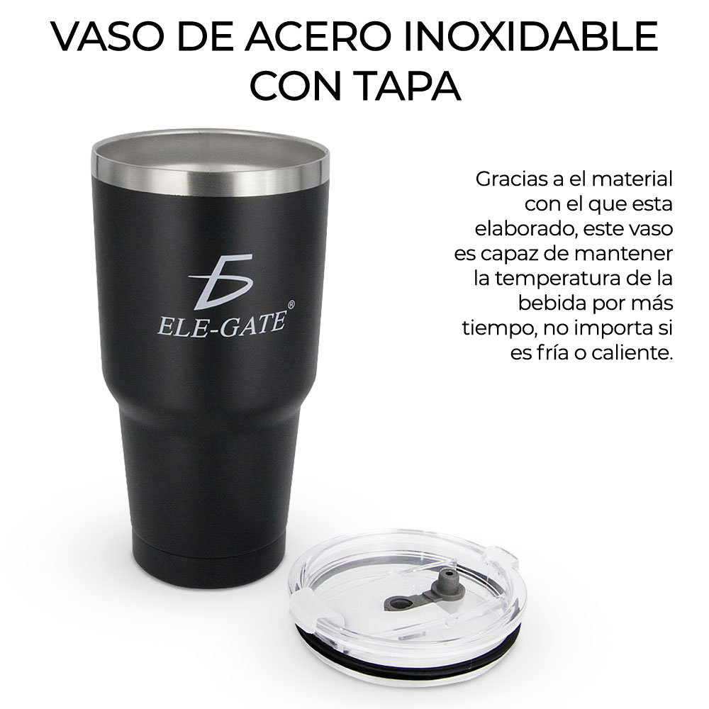 Taza Termo Acero Inoxidable Con Tapa Recipientes Térmicos