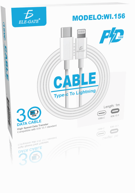 Cable de Carga Rápida Tipo C, 20 W Pd - Image 4