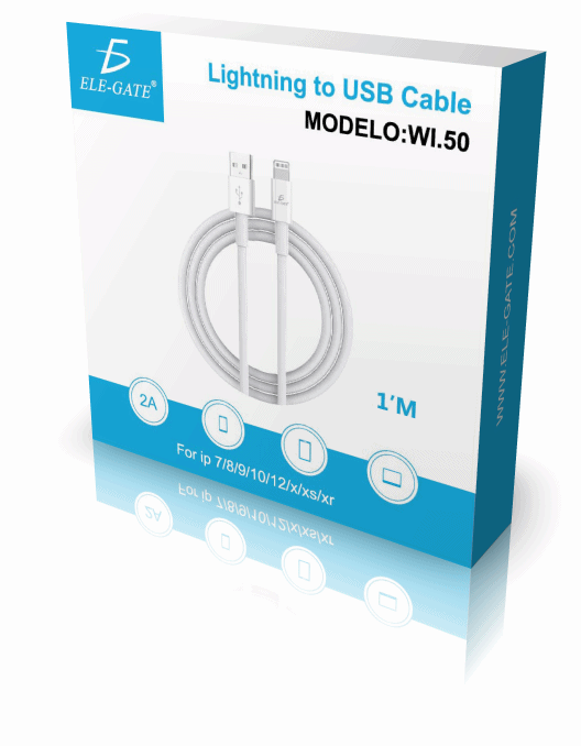 Cable USB A Lightning para IOS Transferir Datos Y Carga - Image 2