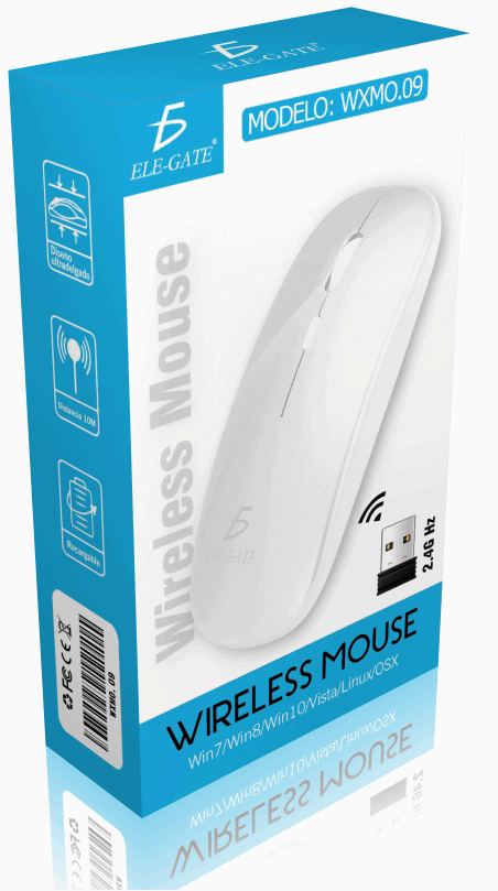 Mouse Inalámbrico Recargable Silencioso - Image 5