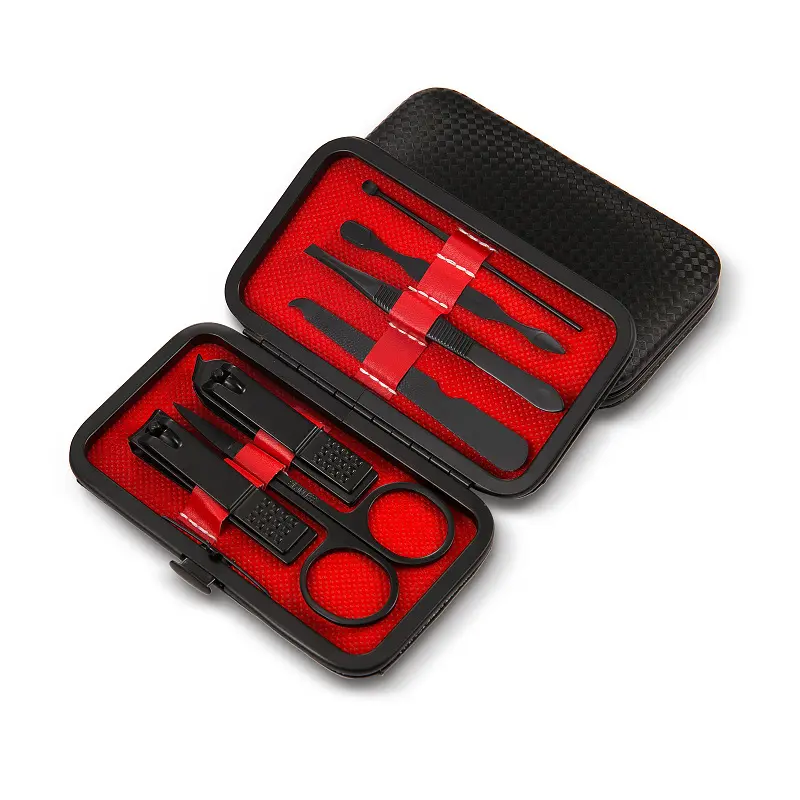 Juego De Tijeras De Corte De Uñas De Acero Inoxidable 7 en 1