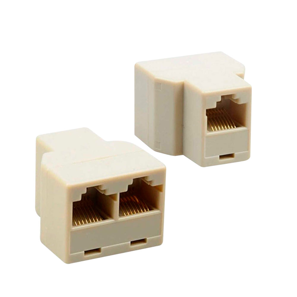 Adaptador Splitter Ethernet Rj45 1 Jack A 2 Jacks 8 Hilos - Image 2