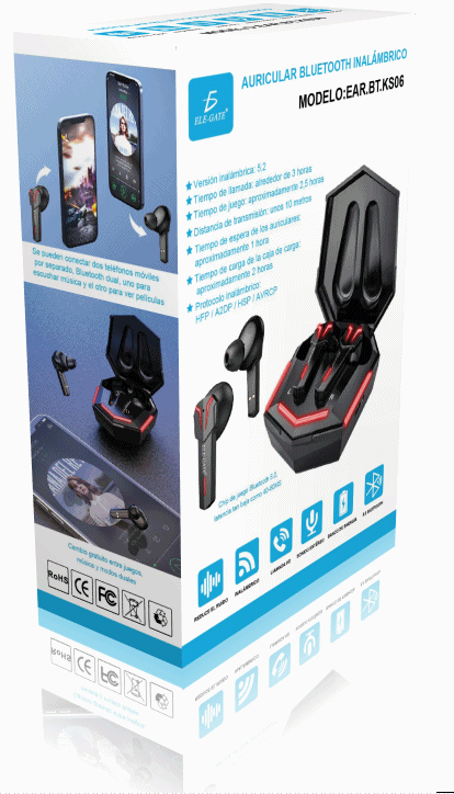 Auriculares Gamer Inalámbricos Bluetooth 5.1 - Image 6