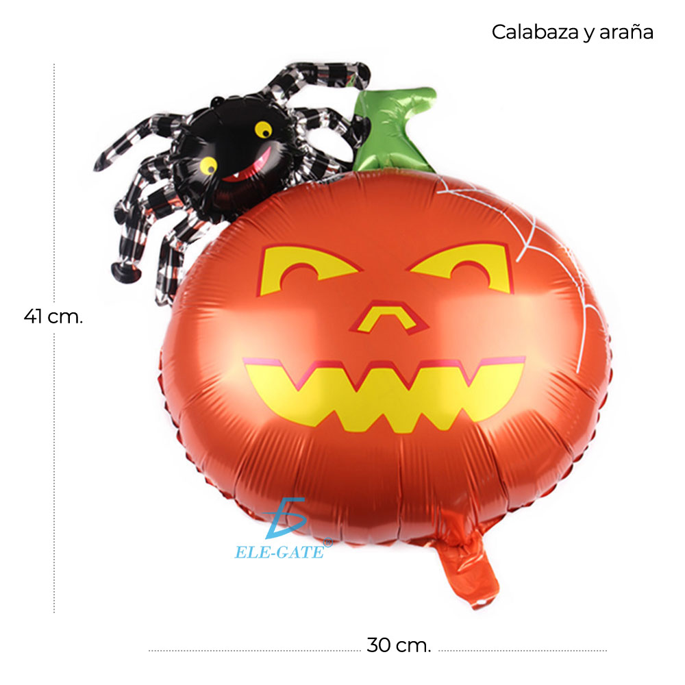 Globos De Aluminio De Halloween Fantasma Bruja Búho Monster