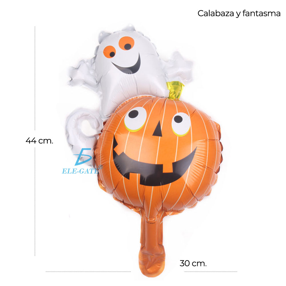Globos De Aluminio De Halloween Fantasma Bruja Búho Monster