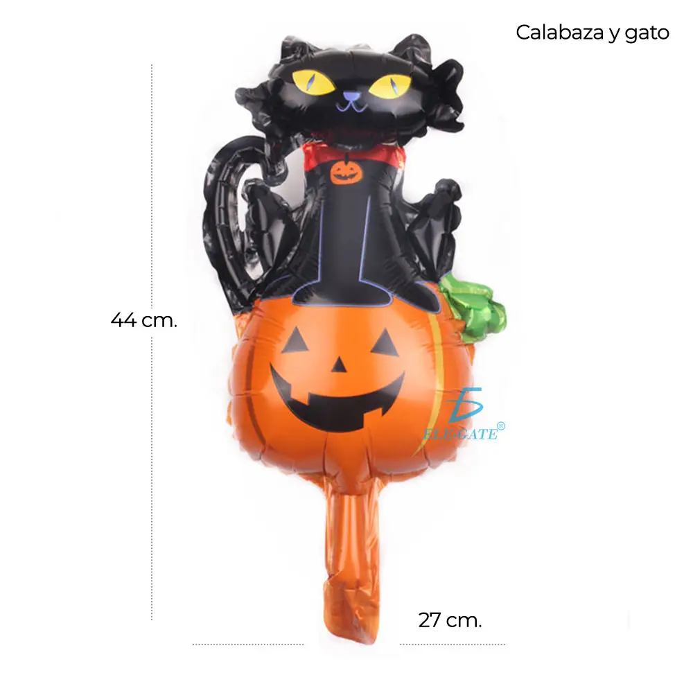 Globos De Aluminio De Halloween Fantasma Bruja Búho Monster