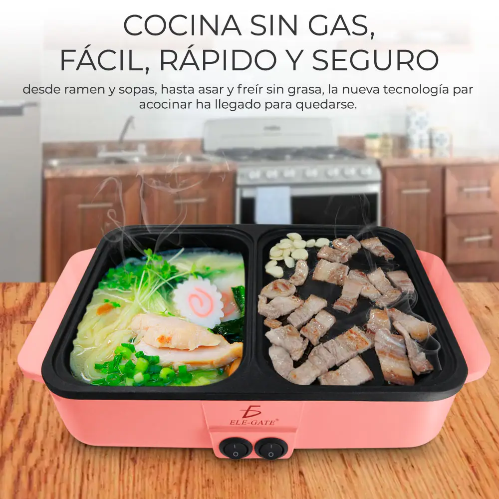 Parrilla Eléctrica Para Cocer Huevos Hot Cakes y Demas