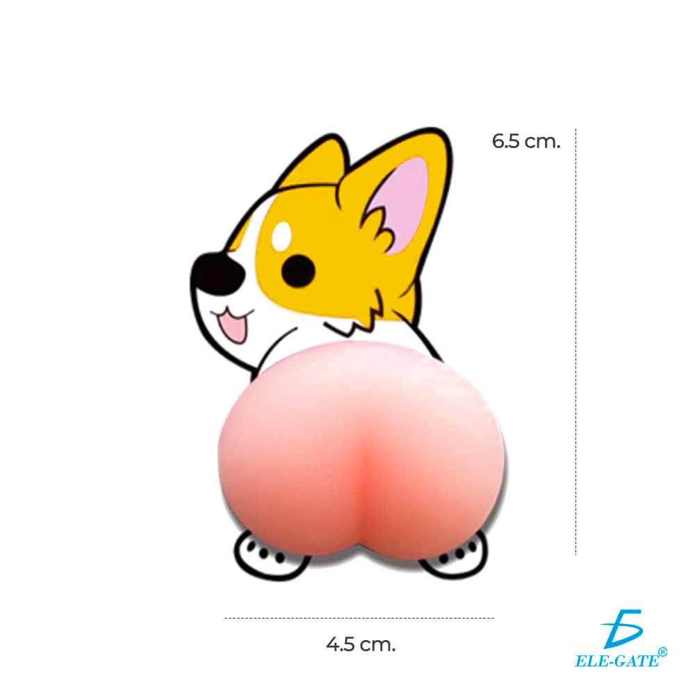 Etiqueta Engomada Anticolisión De Dibujos Animados De Silico