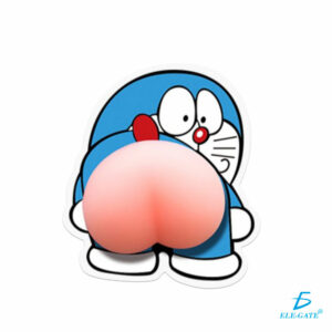 Etiqueta Engomada Anticolisión De Dibujos Animados De Silico Doraemon