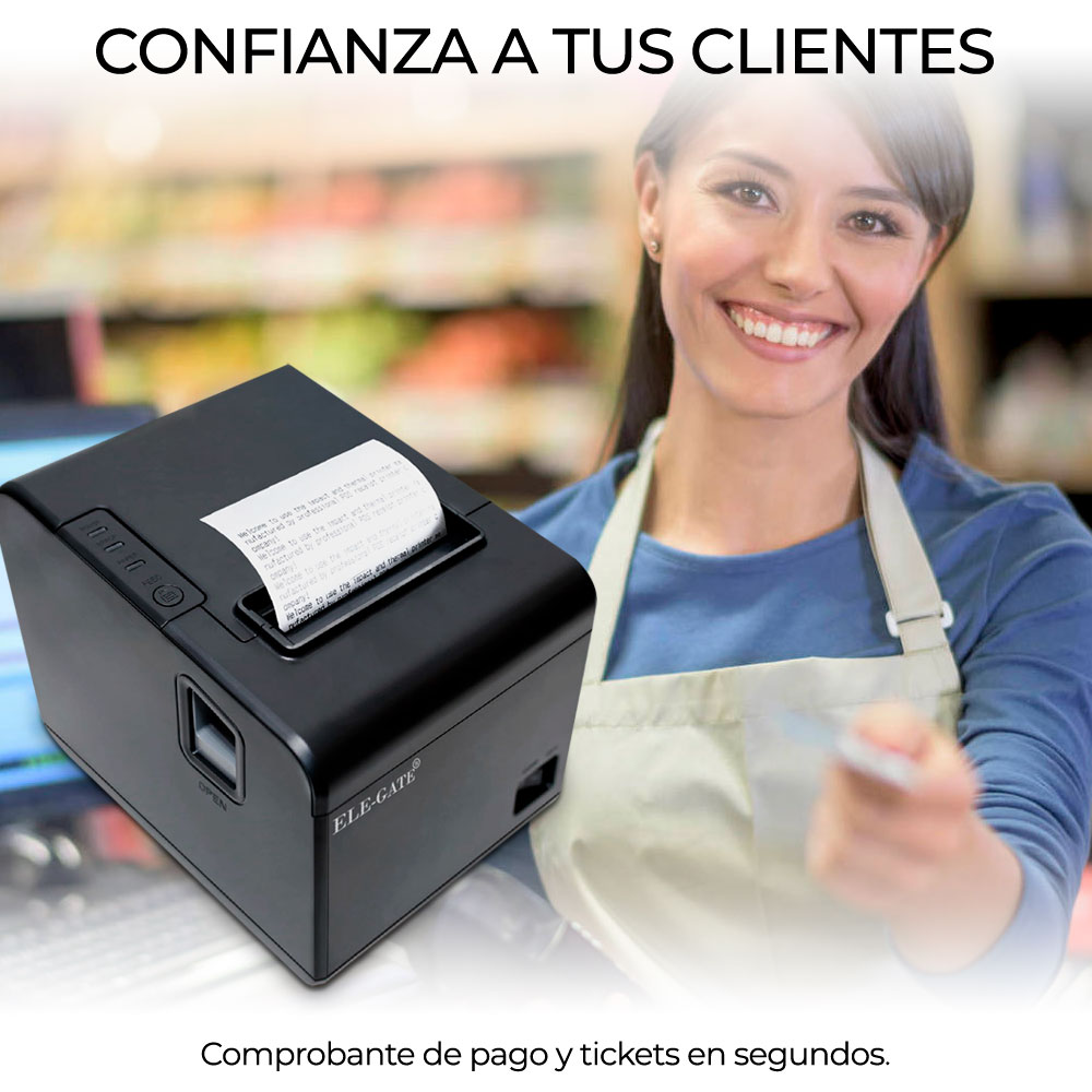 Impresora De Tickets Térmica Corte Automático 80mm