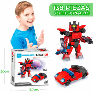Juguete de Bloques Robot Transformer