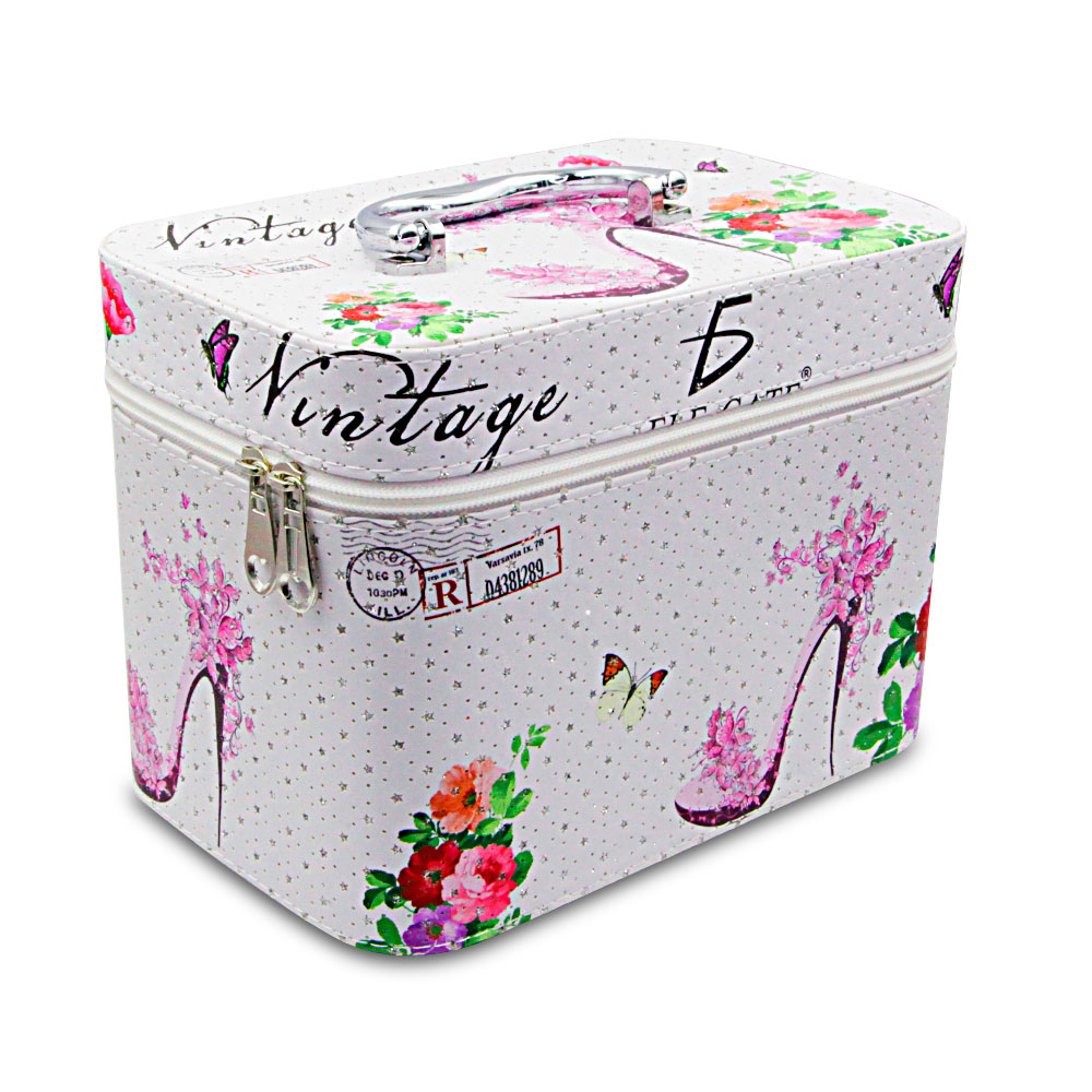 Cosmetiquera Neceser Estampado Kit De 3 Pzas Viaje Estuche MAQ.09.2