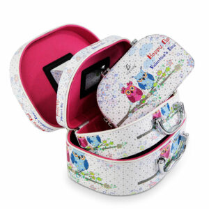 Cosmetiquera Neceser Estampado Kit De 3 Pzas Viaje Estuche MAQ.09.6