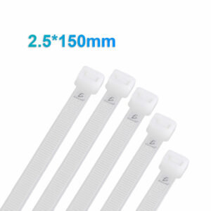 Bolsa Cinchos Plásticos 16 Lb 2.5*150mm Paquete 100 Pzas