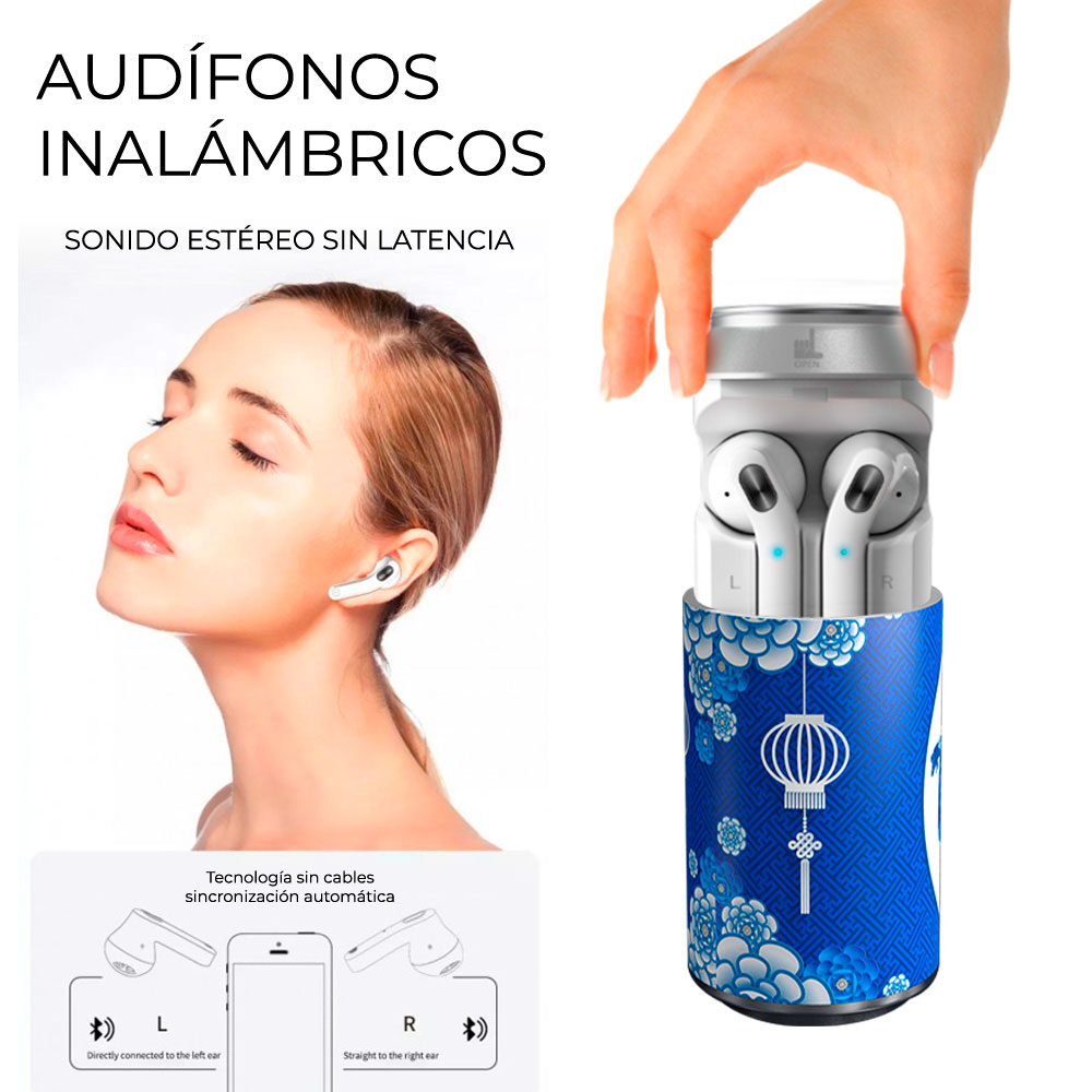 Audifonos Inalmbricos Con Bluetooth Y Cargador De Batería