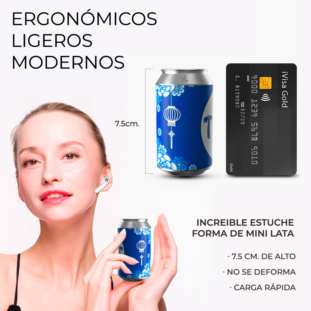 Audifonos Inalmbricos Con Bluetooth Y Cargador De Batería