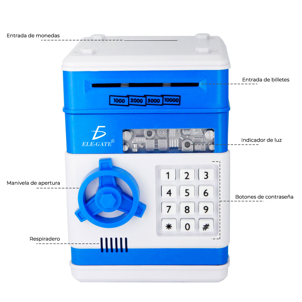 Alcancía Electronica Automatica Caja Para Billetes - Image 3