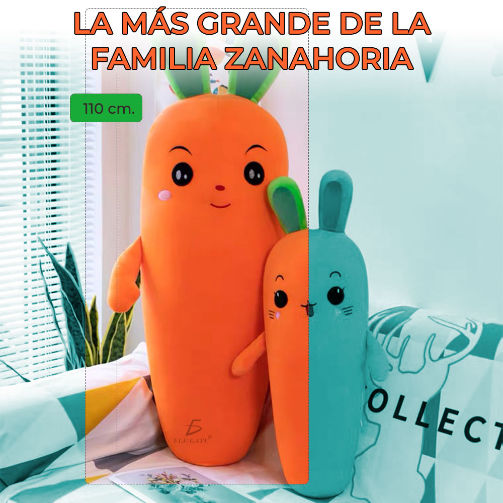 Peluche Grande En Forma De Zanahoria 105CM