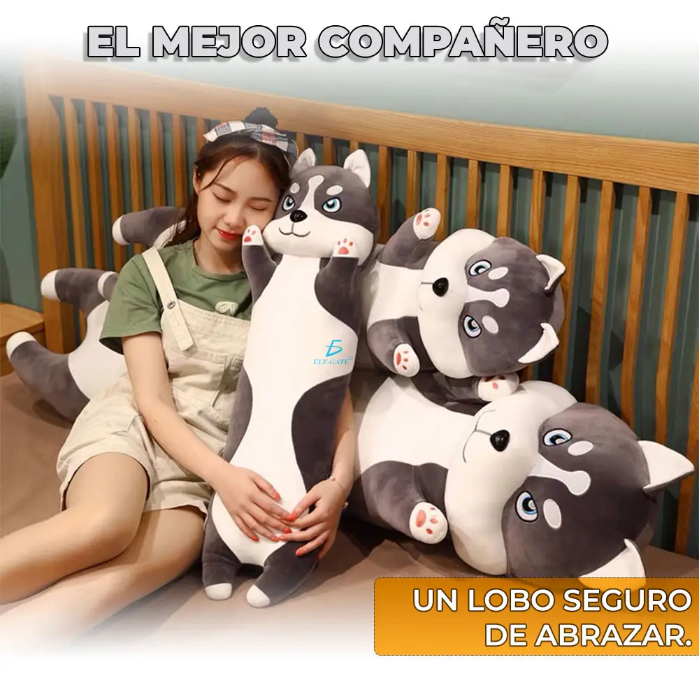 Juguete Suave Grande Peluche de Lobito de 110 CM