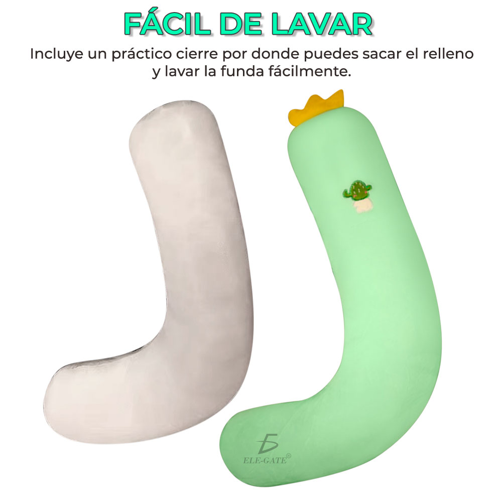 Almohada Para Embarazo Y NIÑOS 3 en 1 Largo 135CM
